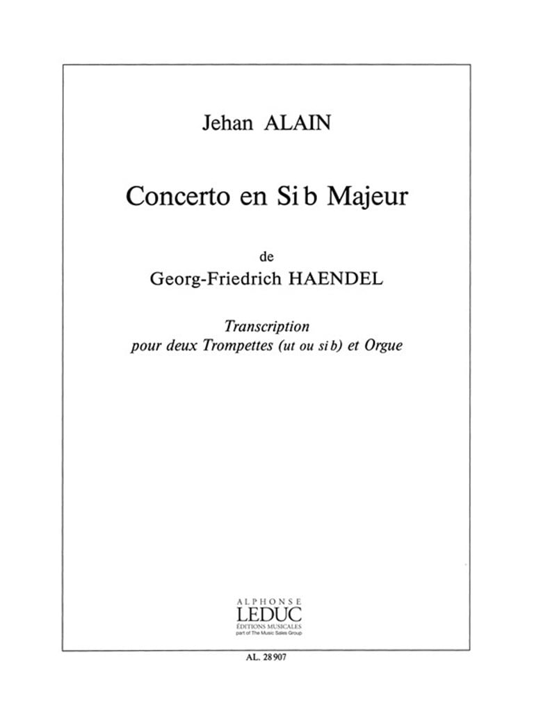 Concerto En Sib Majeur